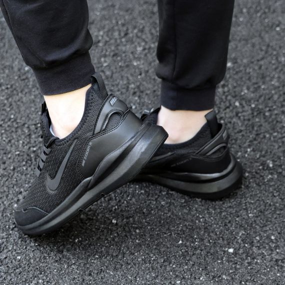 Літні кросівки Nike замш/нейлон/текстиль  колір чорний, темно сірий | Зображення 3