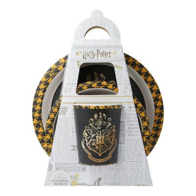 Набір дитячого посуду Stor Harry Potter - Bamboo 3 Pcs Set With Rim (Stor-01355) | Зображення 6