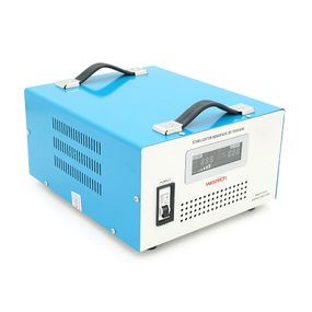 Стабілізатор напруги Westech MSER 5000 VA-V2/3750W однофазний, сервопривід, монтажу підлоги, LED дисплей, діапазон 130-260V,