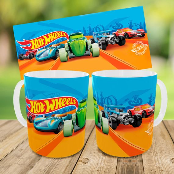 Детский набор Hot Wheels сумка-бананка + керамическая кружка с принтом (5715) | Зображення 3