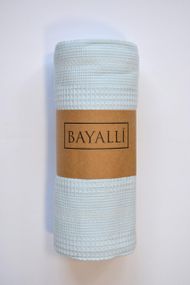 Вафельная Простынь-покрывало Bayalli 200×230 см. A.Mavi