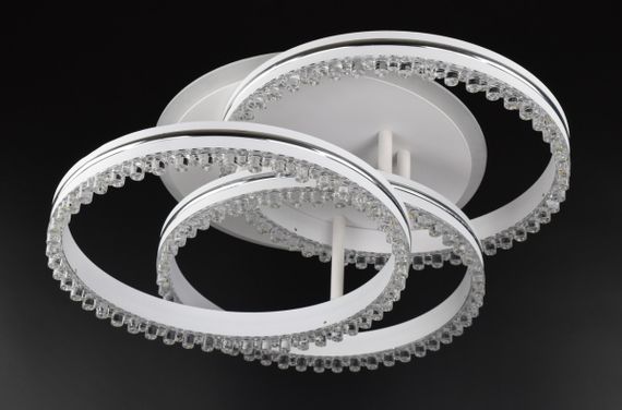 Люстра світлодіодна стельова LED світильник для квартири на стелю лед 26324 Білий 16х43х43 см.