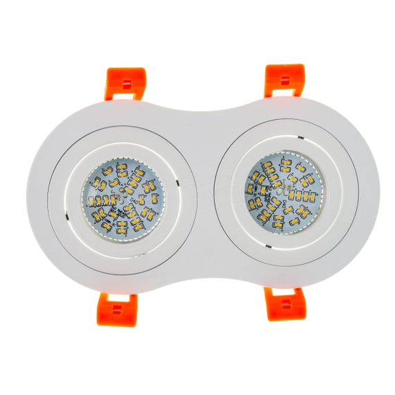 Светильник врезной  поворотный HDL-DT 108/2 MR16 WH | Зображення 2