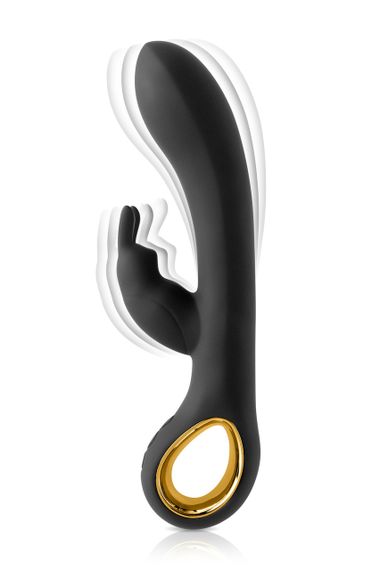 Силиконовый вибратор RABBIT MY DUCHESS BLACK EMPIRE sexstyle | Зображення 4