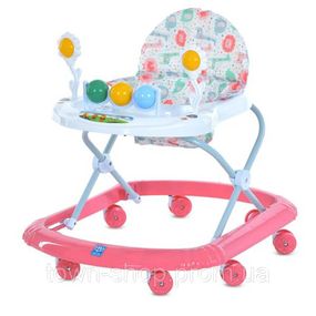 Детские Ходунки M 5033-1(Coral) с музыкой, колеса 8 шт