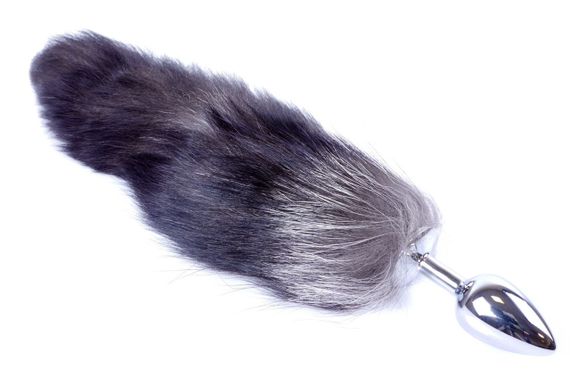 Анальна пробка ( розмір S ) із хвостом Boss Series - Fox TAIL Black XXL, BS6400097 sexstyle | Зображення 5