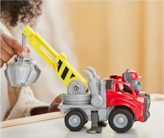 Щенячий патруль Крепыш и команда Кран с захватом и фигурка Заряд Paw Patrol Rubble & Crew Charger’s Crane Grabber | Зображення 4
