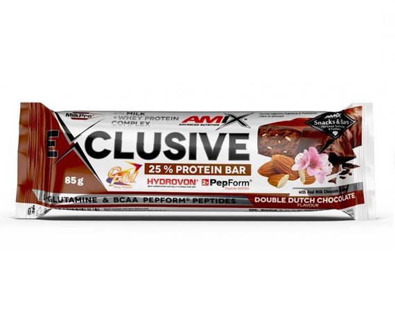 Протеїновий батончик Amix Nutrition Exclusive Protein Bar 85 g Double Dutch Chocolate