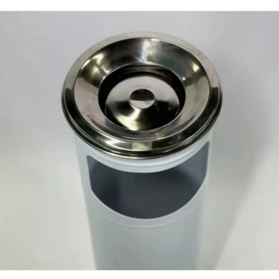 Підлогова урна з попільничкою Maxiflow біла 19х60 см (4418.1960B.101.00) | Зображення 2