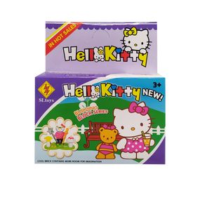 Конструктор дитячий Hello Kitty ігровий конструктор Котик для дівчат розвиваючий конструктор дитячий