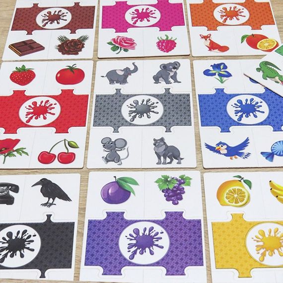 Детская развивающая игра-пазл "Цвета" 0536ATS от 3х лет | Зображення 1