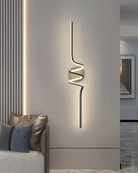 Бра LED 27386 Чорний 16х13х60 см. | Зображення 1