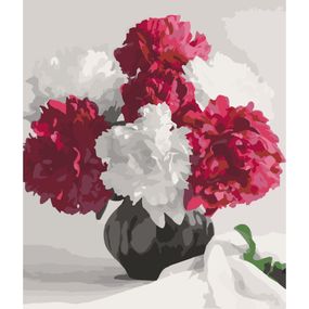 Картина по номерам "Букет пионов" Art Craft 13032-AC 30х40 см
