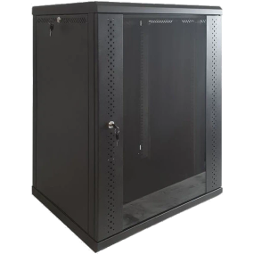EServer 15U 600х500х773 скло, чорна Шафа - Серверні шафи