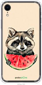 Чохол на iPhone XR Єнотик з кавуном "4605sp-1560-2448"