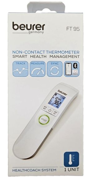 Бесконтактный инфракрасный термометр Beurer FT 95 с Bluetooth | Зображення 3