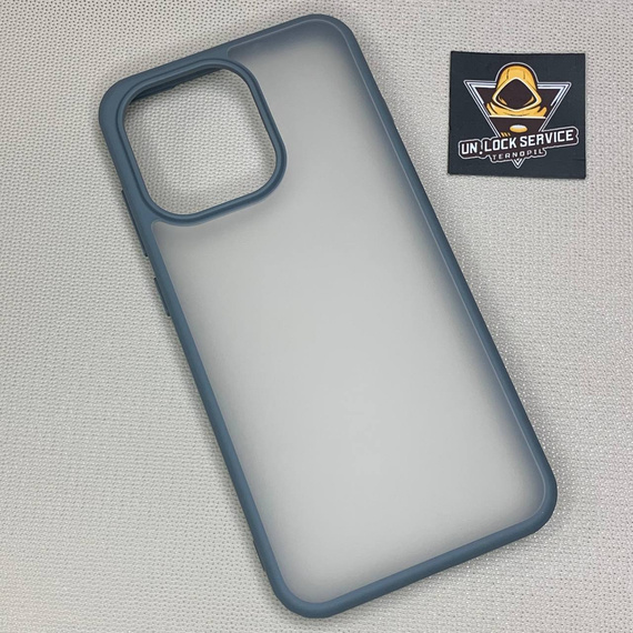 Чохол OnePlus 13T Wlons Hybrid Матовий Протиударний Сірий