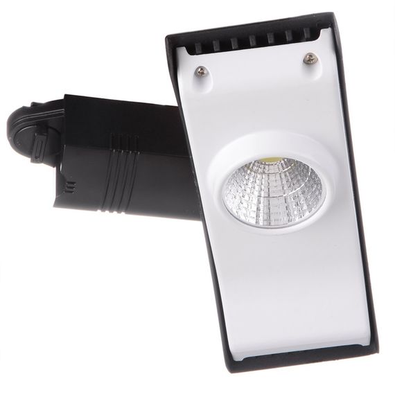 Светильник трековый поворотный LED 403/20W CW COB WH/BK | Зображення 2