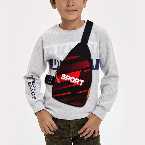 Сумка через плече дитяча Sport 29х17 см сумка слінг для хлопчика (01997)