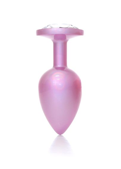 Анальная пробка B-Series Plug Jewellery Pearl Pink PLUG, металлическая, розовая, L Sex Aura | Зображення 2