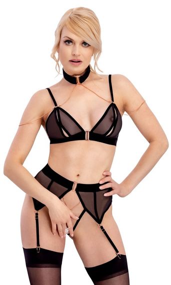 Комплект білизни Bra Set Velvet L | Зображення 2