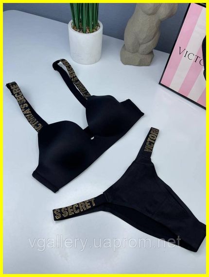 Подарочный набор нижнего белья для девушек Victoria`s Secret, топ + трусики | Зображення 3