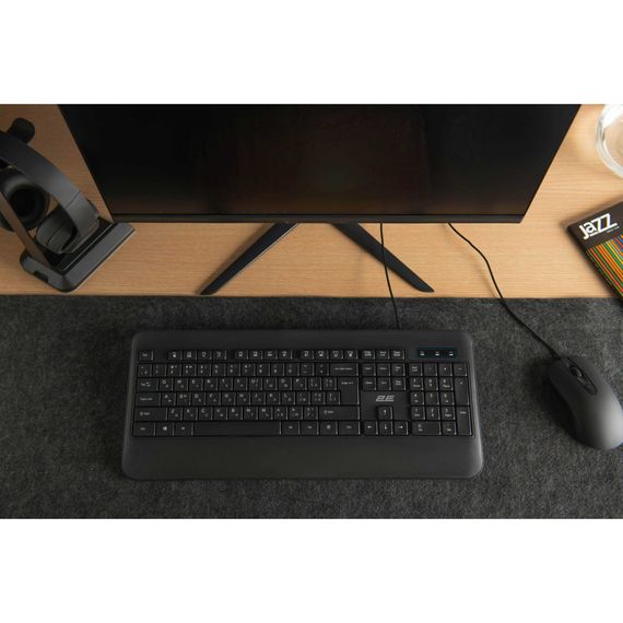 Клавіатура 2E 2Е KS109 USB-A Black (2E-KS109UB) | Зображення 1