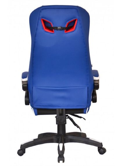 Геймерське крісло extreme racе black - blue, з поперековим валиком і подушкою підголовником | Зображення 4