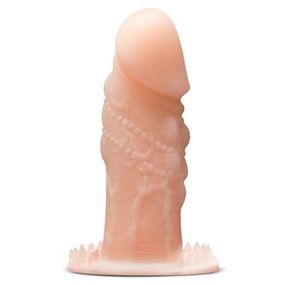 Насадка на пеніс реалістична Blush Performance Beaded Sleeve бежева Sex Aura