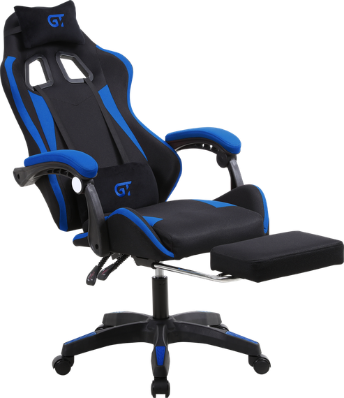 Кресло геймерское GT Racer X-2324 Fabric BlackBlue | Зображення 3