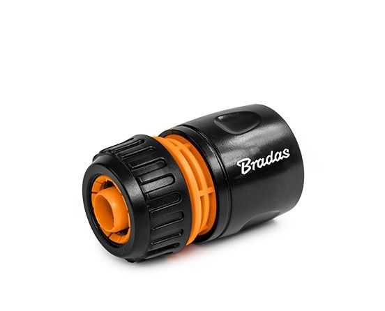 Конектор 1/2" Bradas STANDARD BLACK LINE ECO-PWB2120 з ярликом