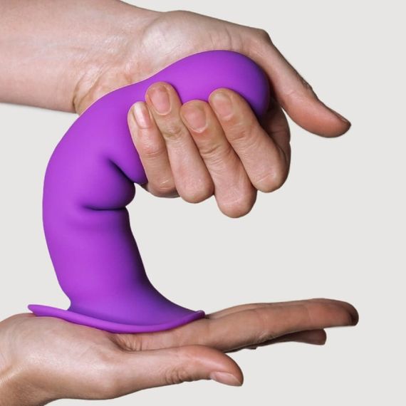 Фалоімітатор термореактивний Adrien Lastic Hitsens 3 фіолетовий Sex Aura | Зображення 2