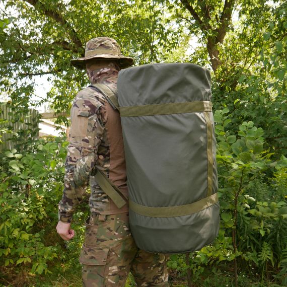 Сумка-баул Kiborg 80л олива | Зображення 6