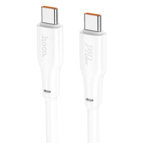 Кабель USB Hoco X93 Force 240W Type-C to Type-C 2M Колір Бiлий