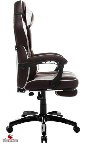 Кресло геймерское GT Racer X-2749-1 Dark BrownWhite | Зображення 2