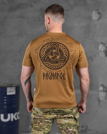 Тактическая потоотводящая  футболка RAGNAROK кайот XL