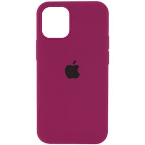 Силіконовий чохол Apple Silicone Case Full Marsala для iPhone 12 mini