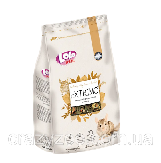 Корм для шиншилл Lolo Pets Extrimo 750 г LO-70167