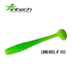 Силіконова приманка, Їстівний силікон Intech Інтеч Long Heel 4"6 шт #03