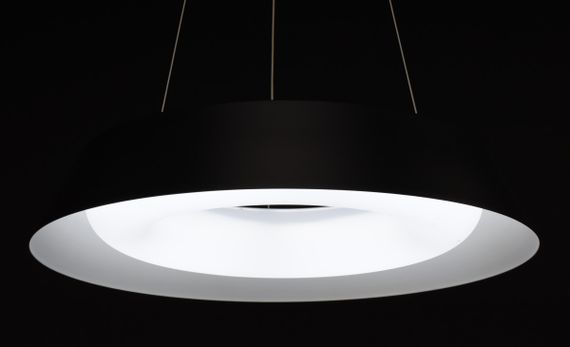 Люстра світлодіодна підвісна LED світильник для квартири на стелю лед з пультом 27576 Чорний 25-90х50х50 см. | Зображення 2