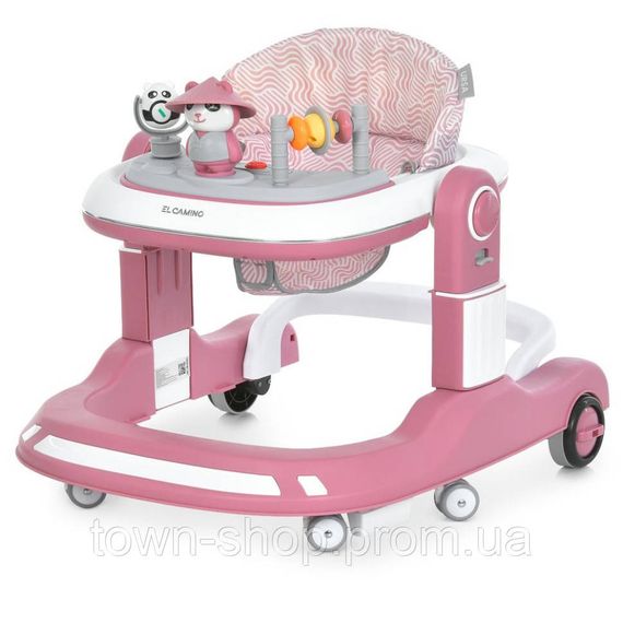 Детские Ходунки ME 1200 URSA Pink, музыка, свет