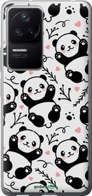 Чохол на Xiaomi Poco F4 Панди "4318u-3917-2448"