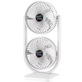 Настольный вентилятор S30 Dual-Fan 3000mAh White