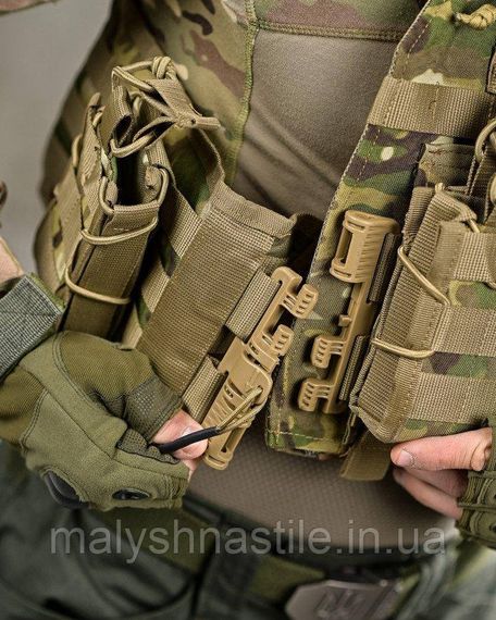Плитоноска NITRO  4 точки сброса мультикам ДЛ63966 | Зображення 7