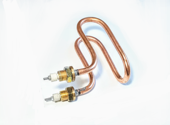 Тэн медный 3000W D11 штуцер м18 водяной дистиляторный