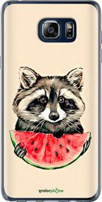 Чохол на Samsung Galaxy Note 5 N920C Єнотик з кавуном "4605t-127-2448"
