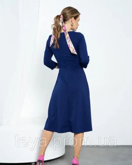 Плаття для жінок колір синій розміри S, M, L, XL FI_008589 | Зображення 2