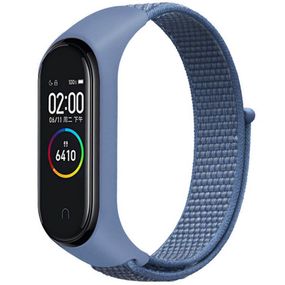 Ремінець Nylon New для Xiaomi Mi Band 3/4/5/6/7 Blue
