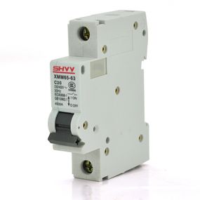 Автоматический выключатель переменного тока SHYY XMM65-63 1P C20.230/400V