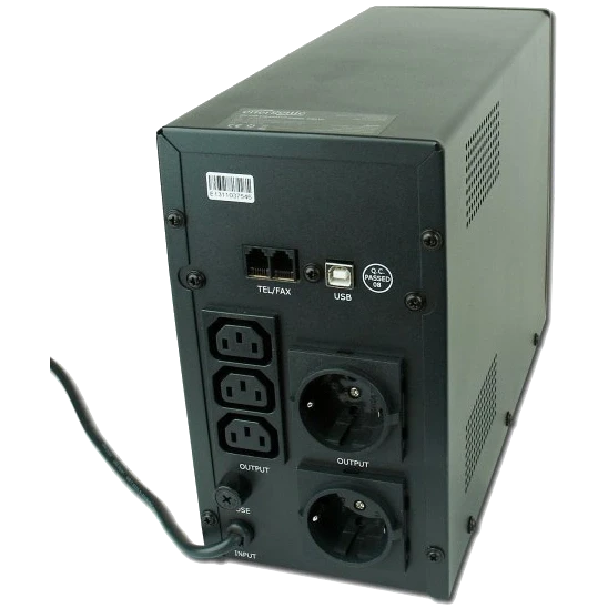 EnerGenie EG-UPS-033 1200ВA апроксимована синусоїда Джерело безперебійного живлення - ДБЖ | Зображення 1